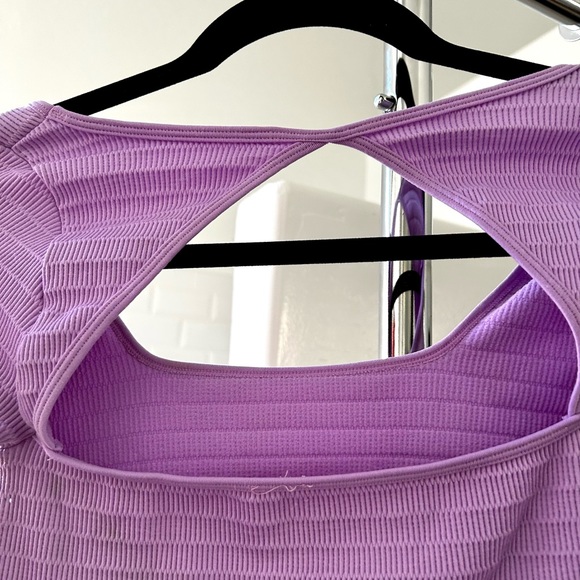 Lilac purple crop top - Picture 9 of 10
